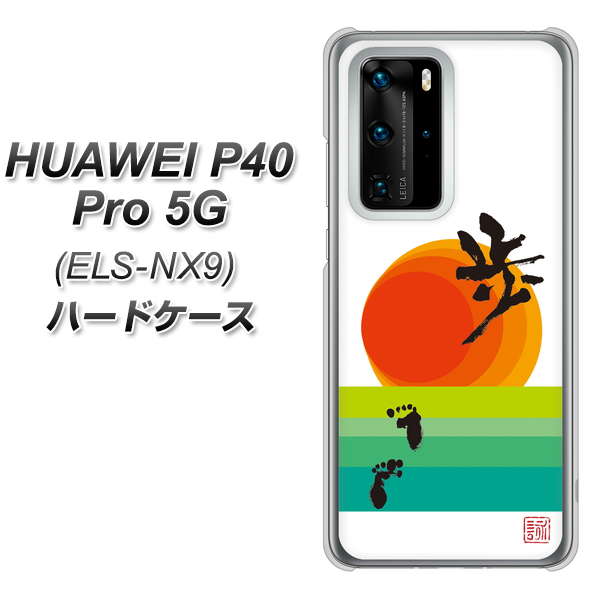 HUAWEI(ファーウェイ) P40 Pro 5G ELS-NX9 高画質仕上げ 背面印刷 ハードケース【OE809 歩ム】