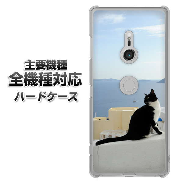 iPhone7 高画質仕上げ 背面印刷 ハードケース【VA805 ネコと地中海】