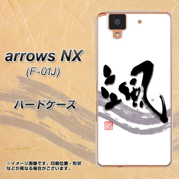 docomo アローズ NX F-01J 高画質仕上げ 背面印刷 ハードケース【OE827 颯】