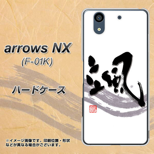 docomo アローズ NX F-01K 高画質仕上げ 背面印刷 ハードケース【OE827 颯】