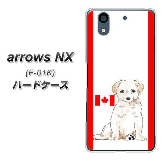 docomo アローズ NX F-01K 高画質仕上げ 背面印刷 ハードケース【YD824 ラブラドールレトリバー05】