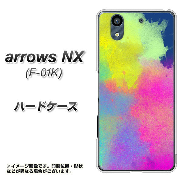 docomo アローズ NX F-01K 高画質仕上げ 背面印刷 ハードケース【YJ294 デザイン色彩】