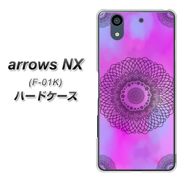docomo アローズ NX F-01K 高画質仕上げ 背面印刷 ハードケース【YJ344 レース】