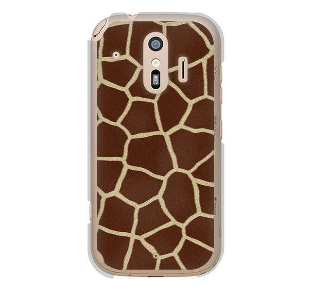 らくらくスマートフォン me F-01L docomo 高画質仕上げ 背面印刷 ハードケース アニマル柄