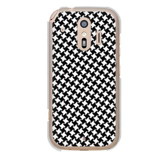 らくらくスマートフォン me F-01L docomo 高画質仕上げ 背面印刷 ハードケース 【514 和柄&筆文字 風車】