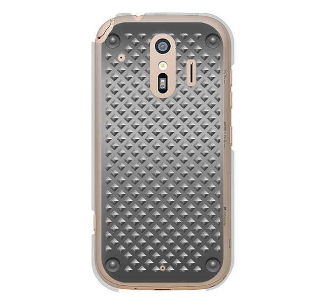 らくらくスマートフォン me F-01L docomo 高画質仕上げ 背面印刷 ハードケース 【570 スタックボード】