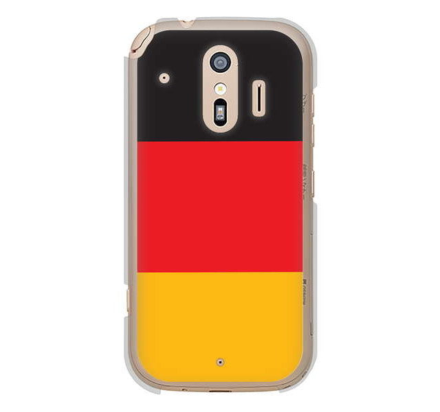 らくらくスマートフォン me F-01L docomo 高画質仕上げ 背面印刷 ハードケース 国旗