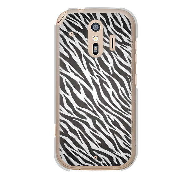 らくらくスマートフォン me F-01L docomo 高画質仕上げ 背面印刷 ハードケース アニマル柄