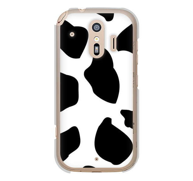 らくらくスマートフォン me F-01L docomo 高画質仕上げ 背面印刷 ハードケース アニマル柄