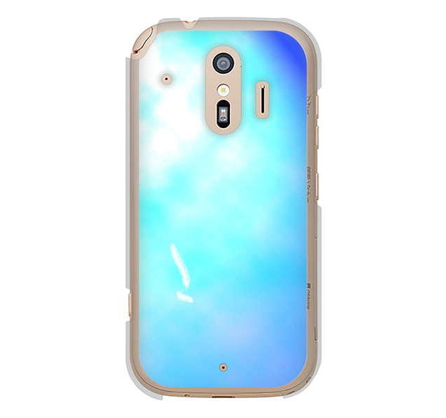 らくらくスマートフォン me F-01L docomo 高画質仕上げ 背面印刷 ハードケース パステルアート