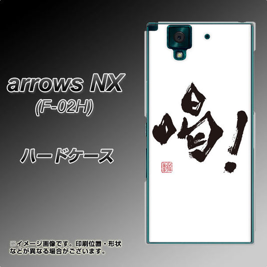 docomo アローズNX F-02H 高画質仕上げ 背面印刷 ハードケース【OE845 喝!】