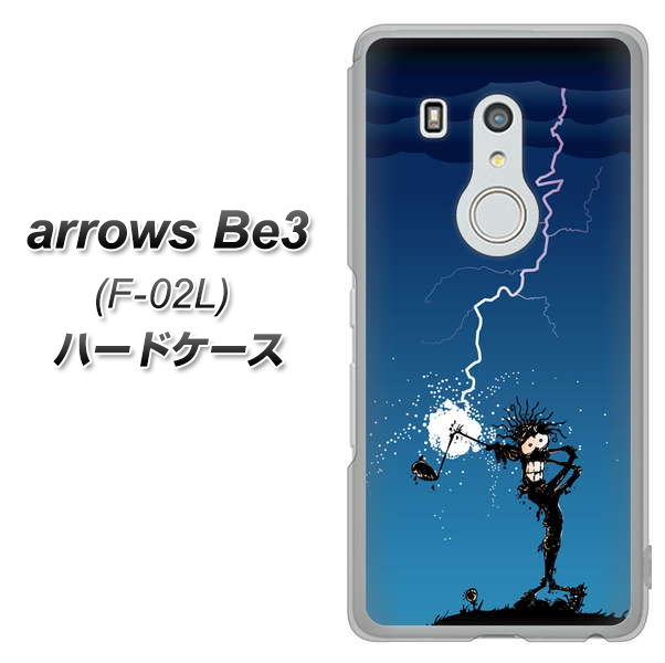 docomo アローズ ビー3 F-02L 高画質仕上げ 背面印刷 ハードケース【417 ゴルファーの苦難】