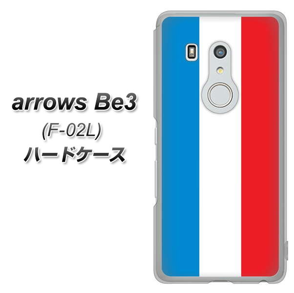 docomo アローズ ビー3 F-02L 高画質仕上げ 背面印刷 ハードケース【673 フランス】