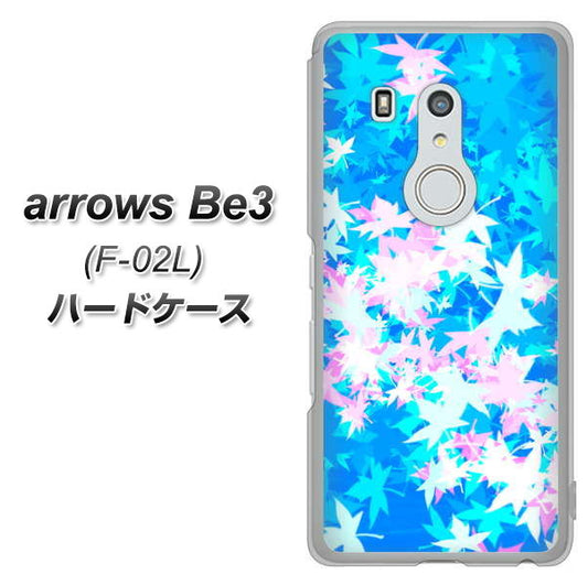 docomo アローズ ビー3 F-02L 高画質仕上げ 背面印刷 ハードケース【YJ290 デザインもみじ】