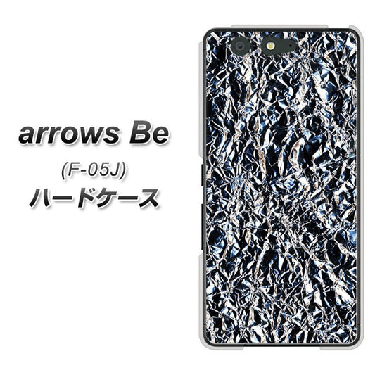 docomo アローズ ビー F-05J 高画質仕上げ 背面印刷 ハードケース【EK835 スタイリッシュアルミシルバー】