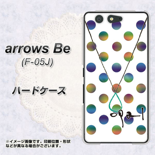 docomo アローズ ビー F-05J 高画質仕上げ 背面印刷 ハードケース【OE819 10月オパール】