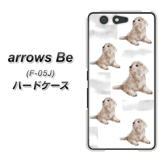 docomo アローズ ビー F-05J 高画質仕上げ 背面印刷 ハードケース【YD823 ラブラドールレトリバー04】