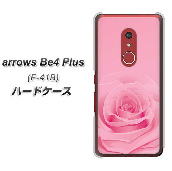 アローズBe4 Plus F-41B 高画質仕上げ 背面印刷 ハードケース【401 ピンクのバラ】