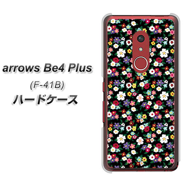 アローズBe4 Plus F-41B 高画質仕上げ 背面印刷 ハードケース【778 マイクロリバティプリントBK】