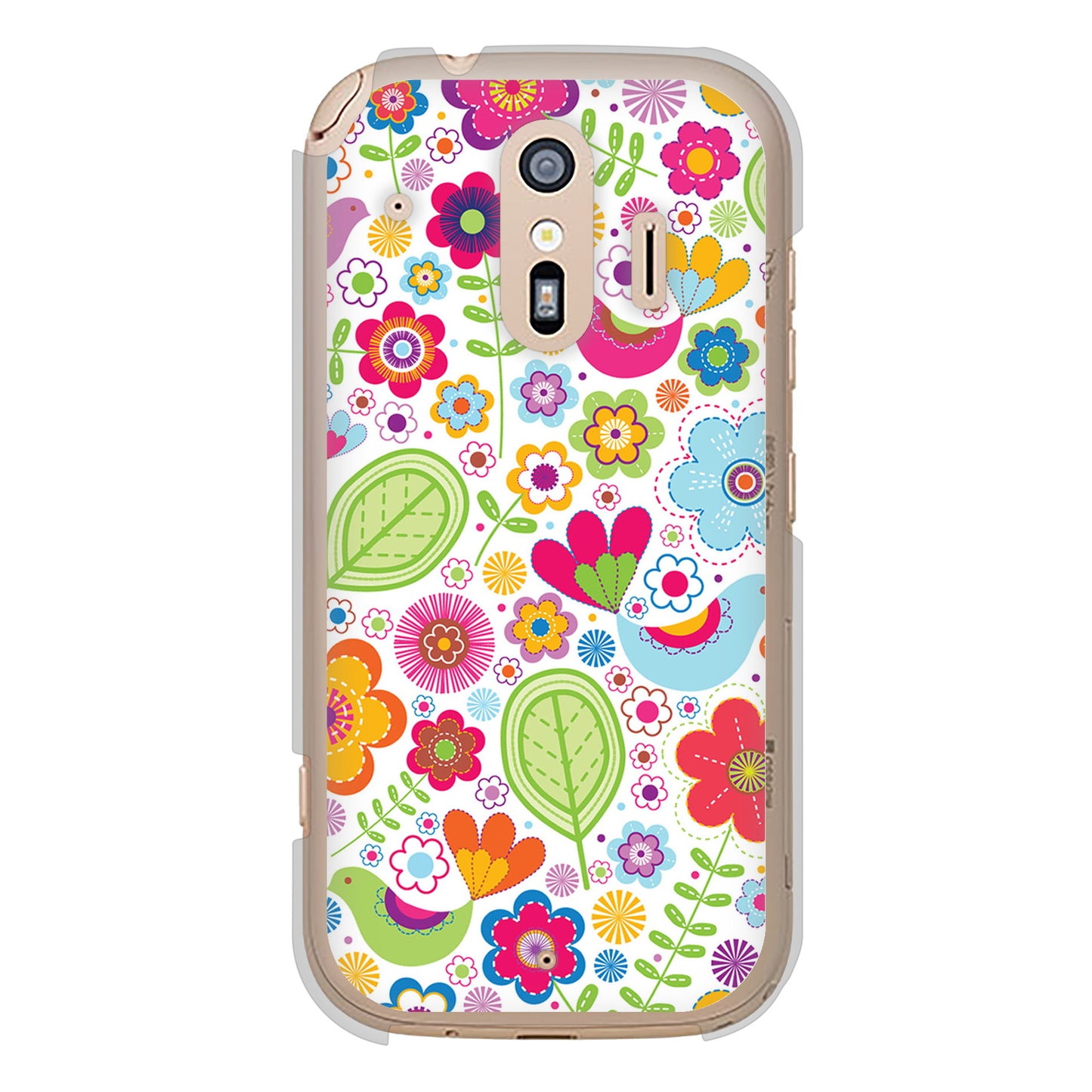 らくらくスマートフォン F-42A docomo 高画質仕上げ 背面印刷 ハードケース マルチスタイル