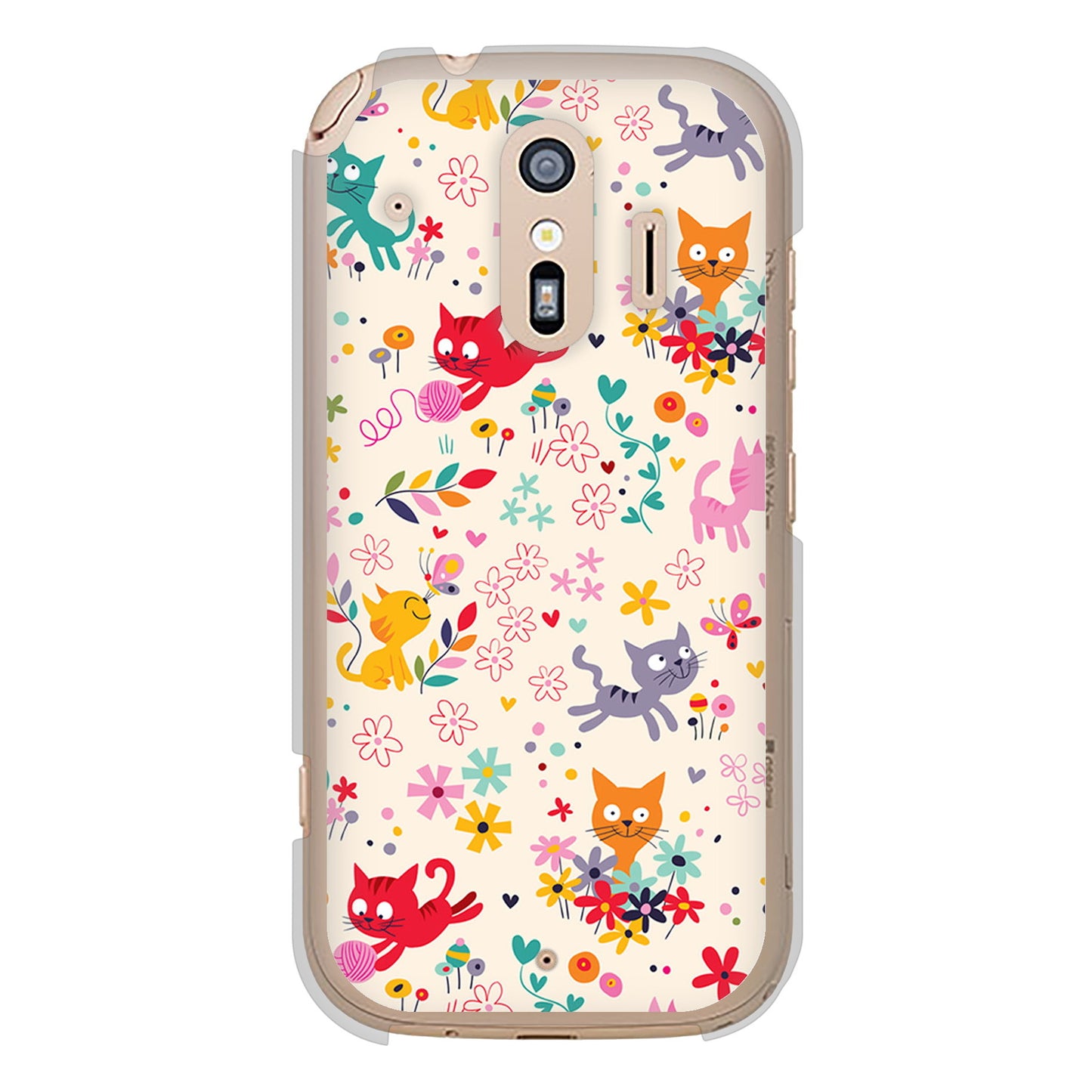 らくらくスマートフォン F-42A docomo 高画質仕上げ 背面印刷 ハードケース マルチスタイル