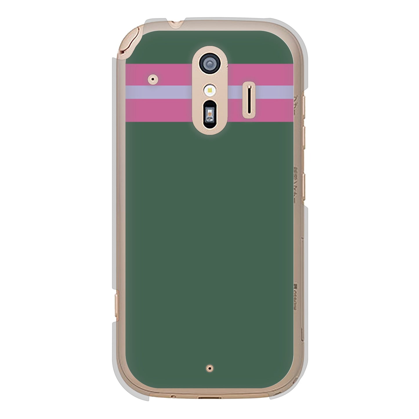 らくらくスマートフォン F-42A docomo 高画質仕上げ 背面印刷 ハードケース アバルト
