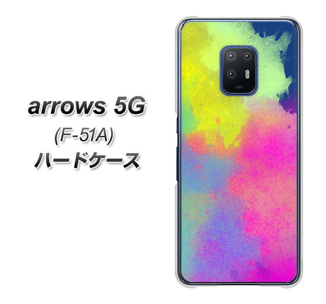 docomo アローズ5G F-51A 高画質仕上げ 背面印刷 ハードケース【YJ294 デザイン色彩】