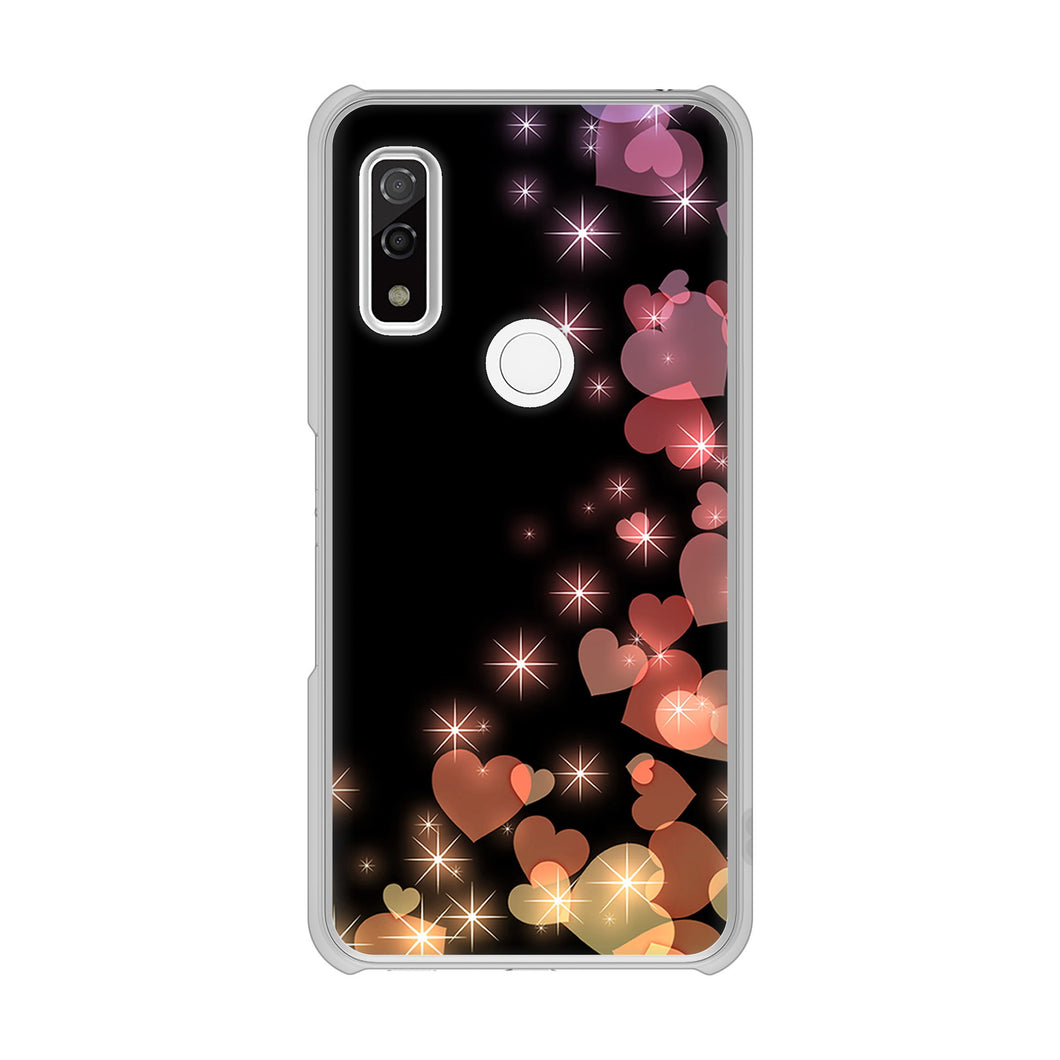 arrows We F-51B docomo 高画質仕上げ 背面印刷 ハードケース きらめきハート