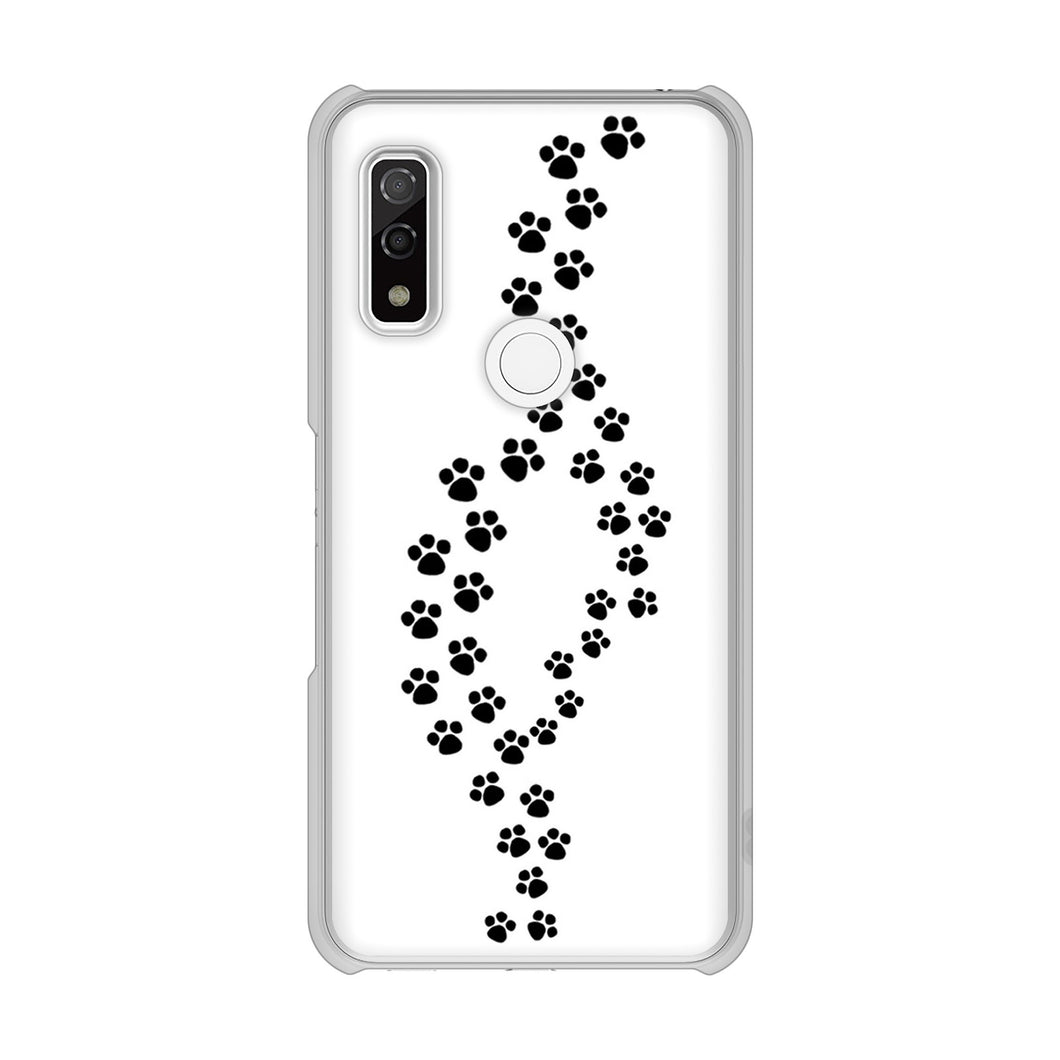 arrows We F-51B docomo 高画質仕上げ 背面印刷 ハードケース 【066 あしあと】