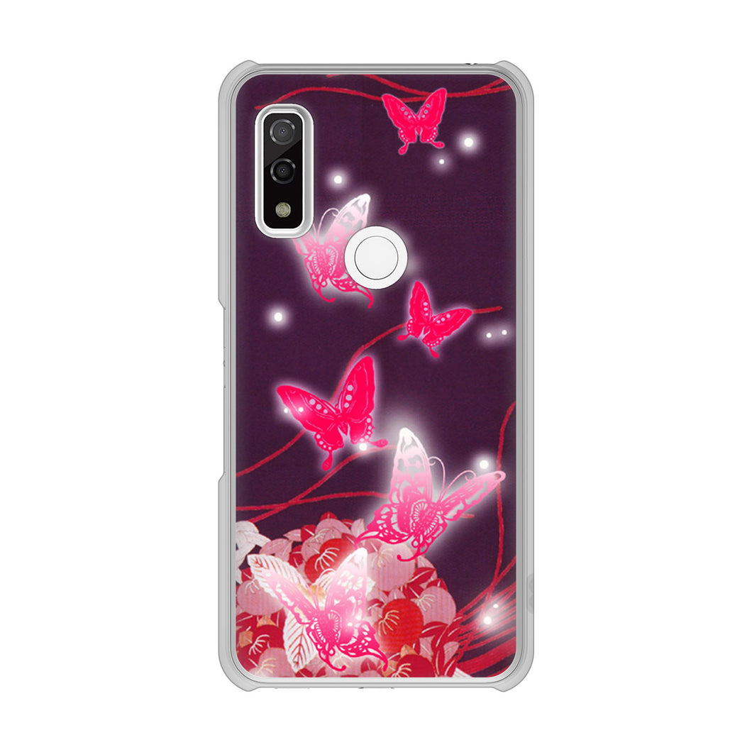 arrows We F-51B docomo 高画質仕上げ 背面印刷 ハードケース バタフライ