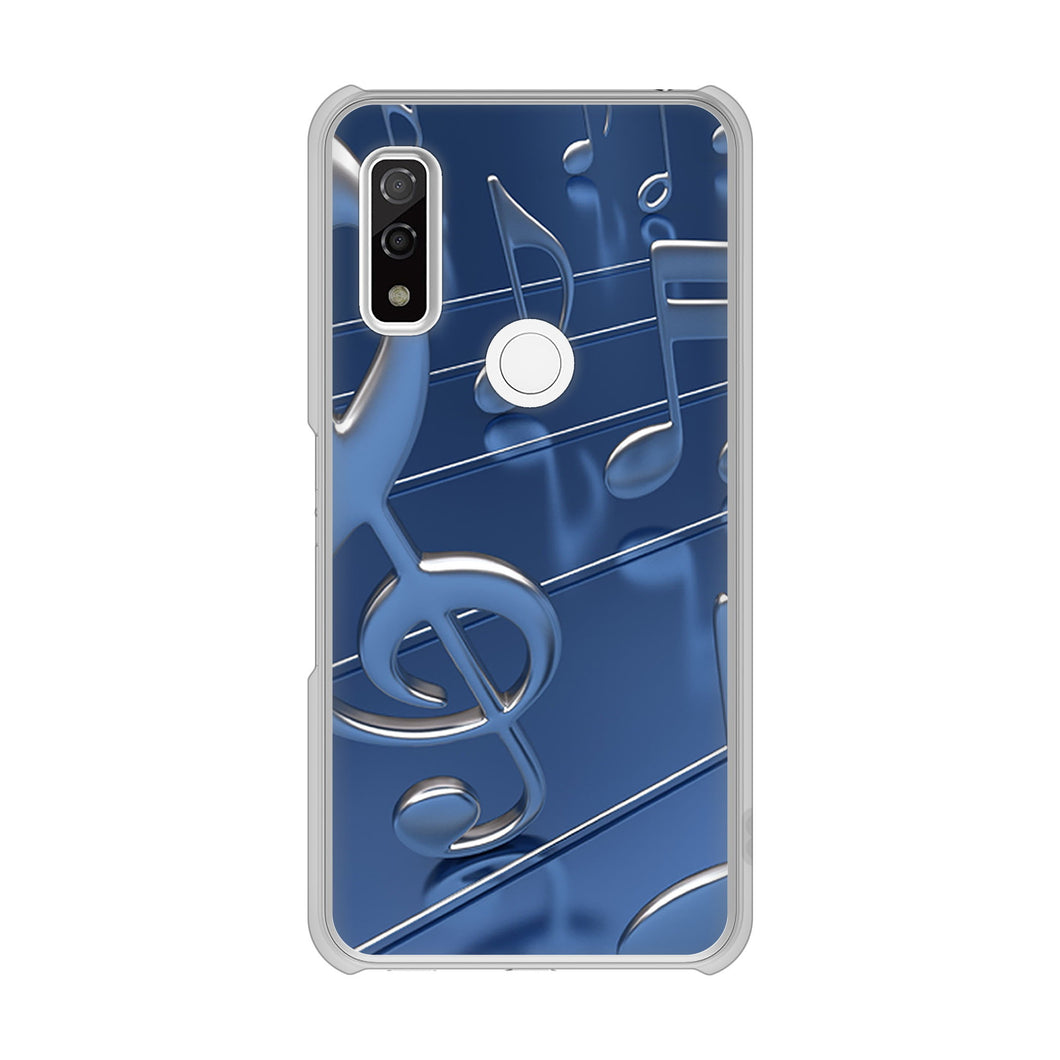 arrows We F-51B docomo 高画質仕上げ 背面印刷 ハードケース 音符