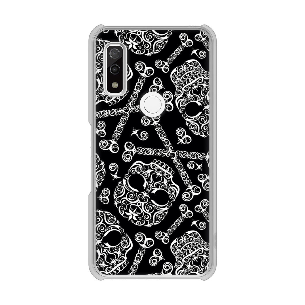 arrows We F-51B docomo 高画質仕上げ 背面印刷 ハードケース 【363 ドクロの刺青】