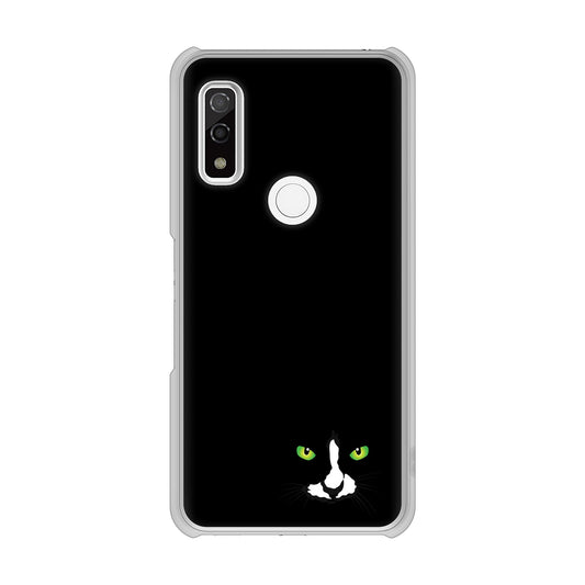 arrows We F-51B docomo 高画質仕上げ 背面印刷 ハードケース 【398 黒ネコ】