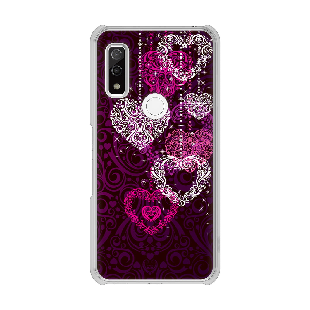 arrows We F-51B docomo 高画質仕上げ 背面印刷 ハードケース きらめきハート