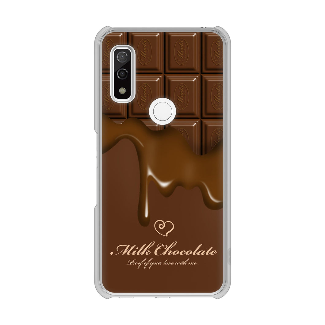 arrows We F-51B docomo 高画質仕上げ 背面印刷 ハードケース 板チョコ