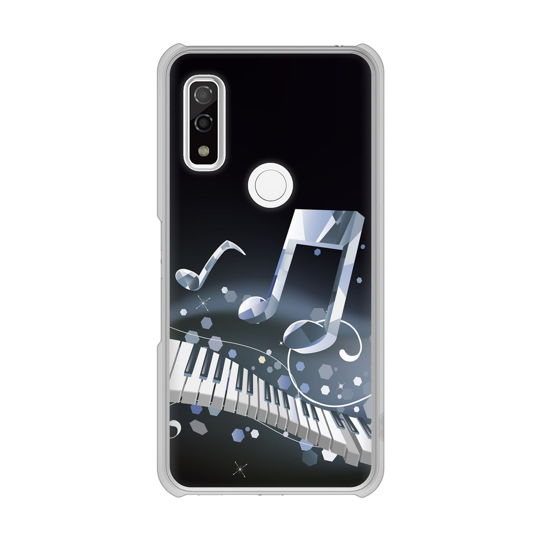 arrows We F-51B docomo 高画質仕上げ 背面印刷 ハードケース 音符