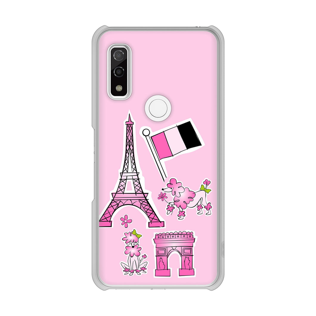 arrows We F-51B docomo 高画質仕上げ 背面印刷 ハードケース LOVE フランス