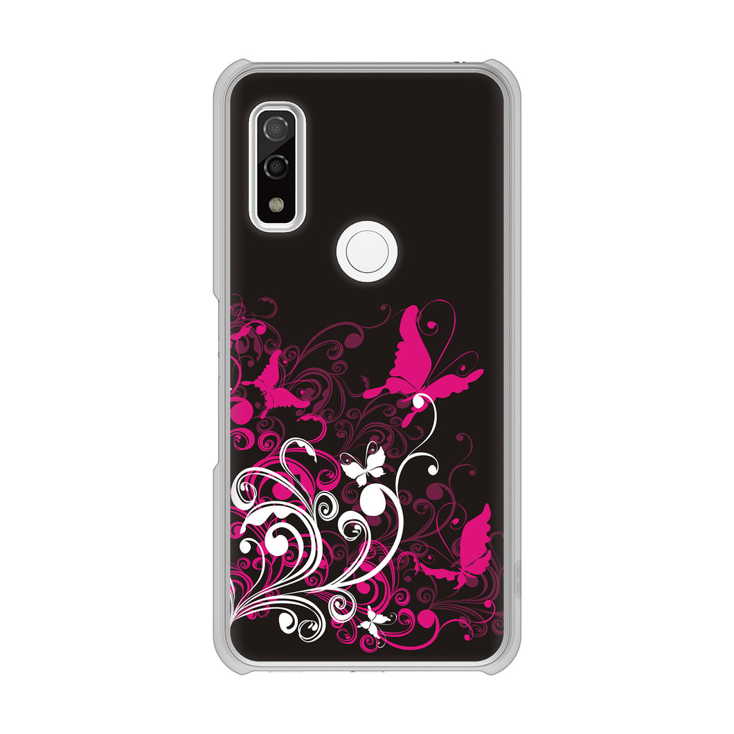 arrows We F-51B docomo 高画質仕上げ 背面印刷 ハードケース バタフライ