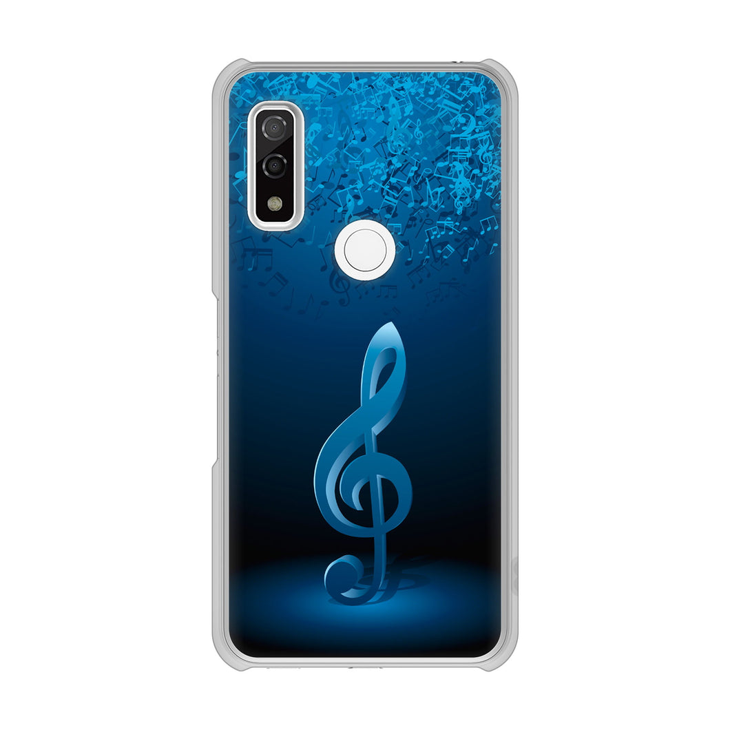 arrows We F-51B docomo 高画質仕上げ 背面印刷 ハードケース 音符