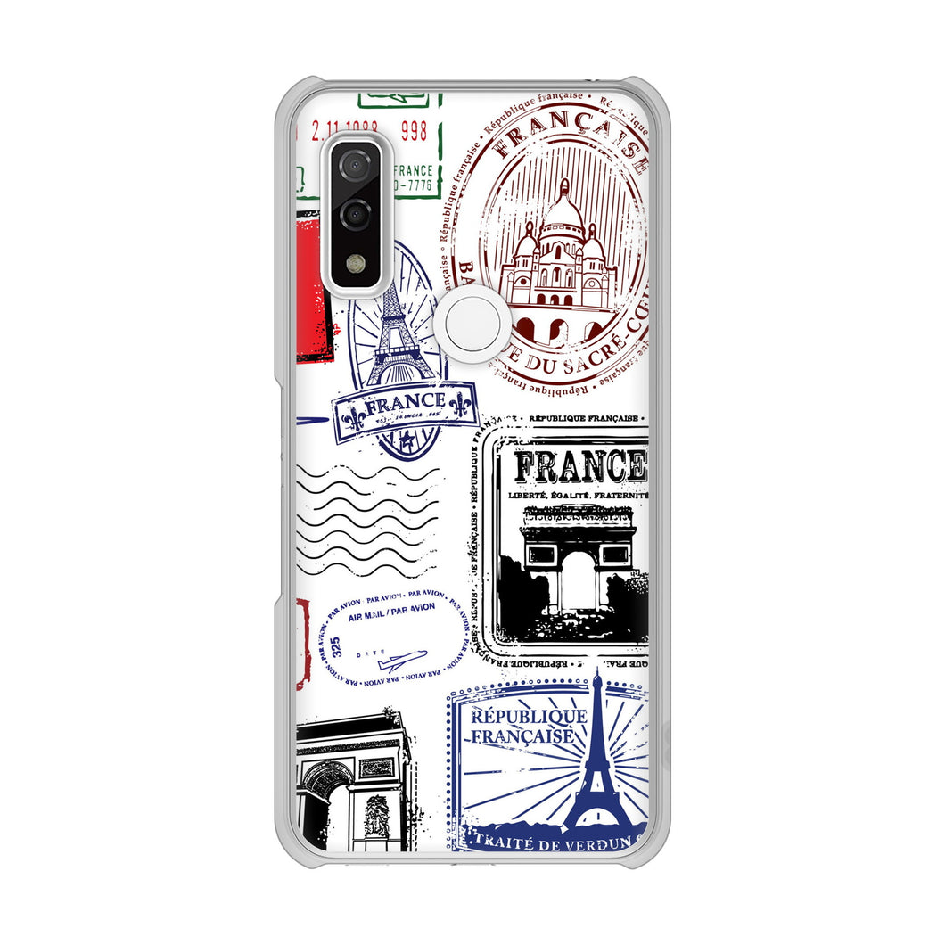 arrows We F-51B docomo 高画質仕上げ 背面印刷 ハードケース LOVE フランス