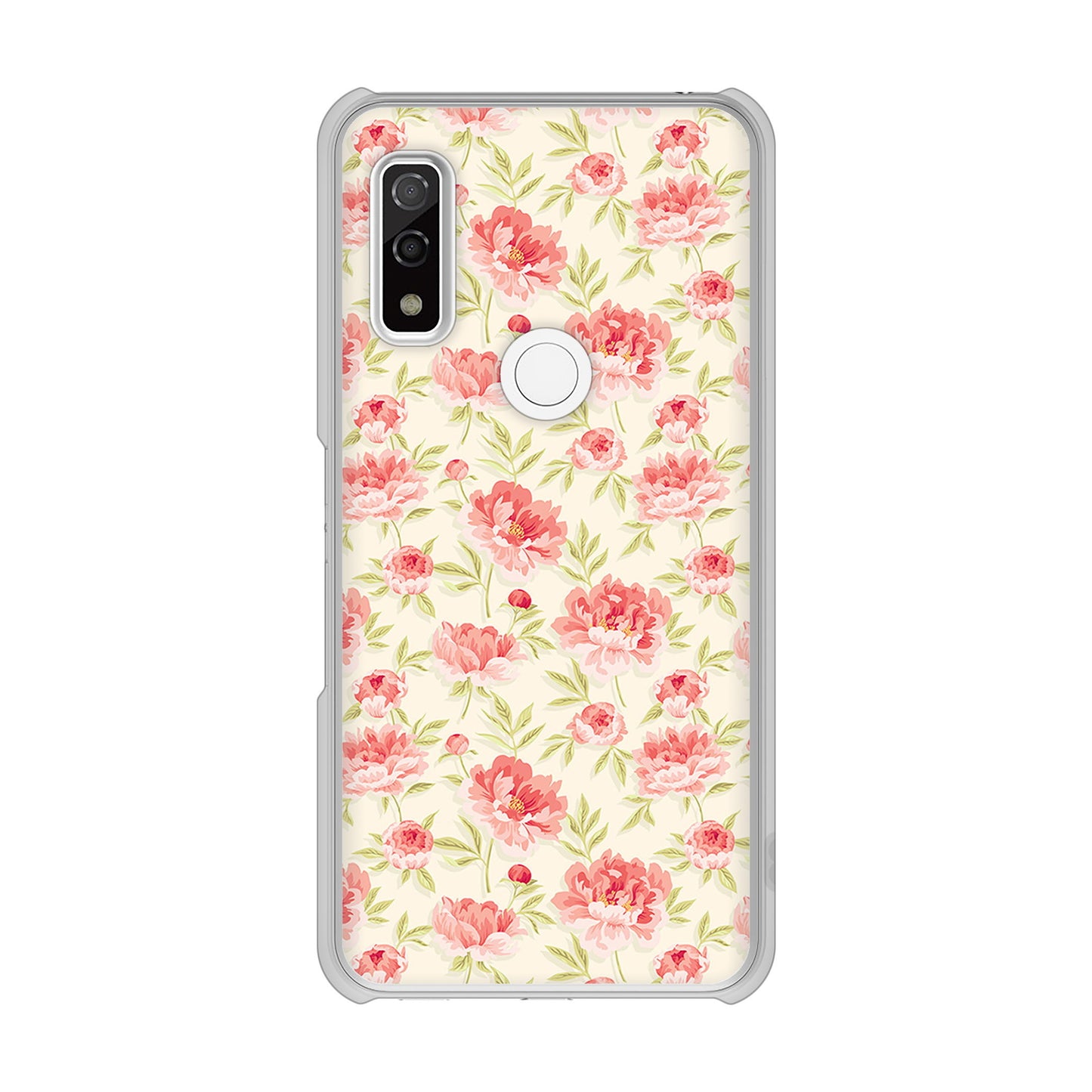 arrows We F-51B docomo 高画質仕上げ 背面印刷 ハードケース 北欧の小花