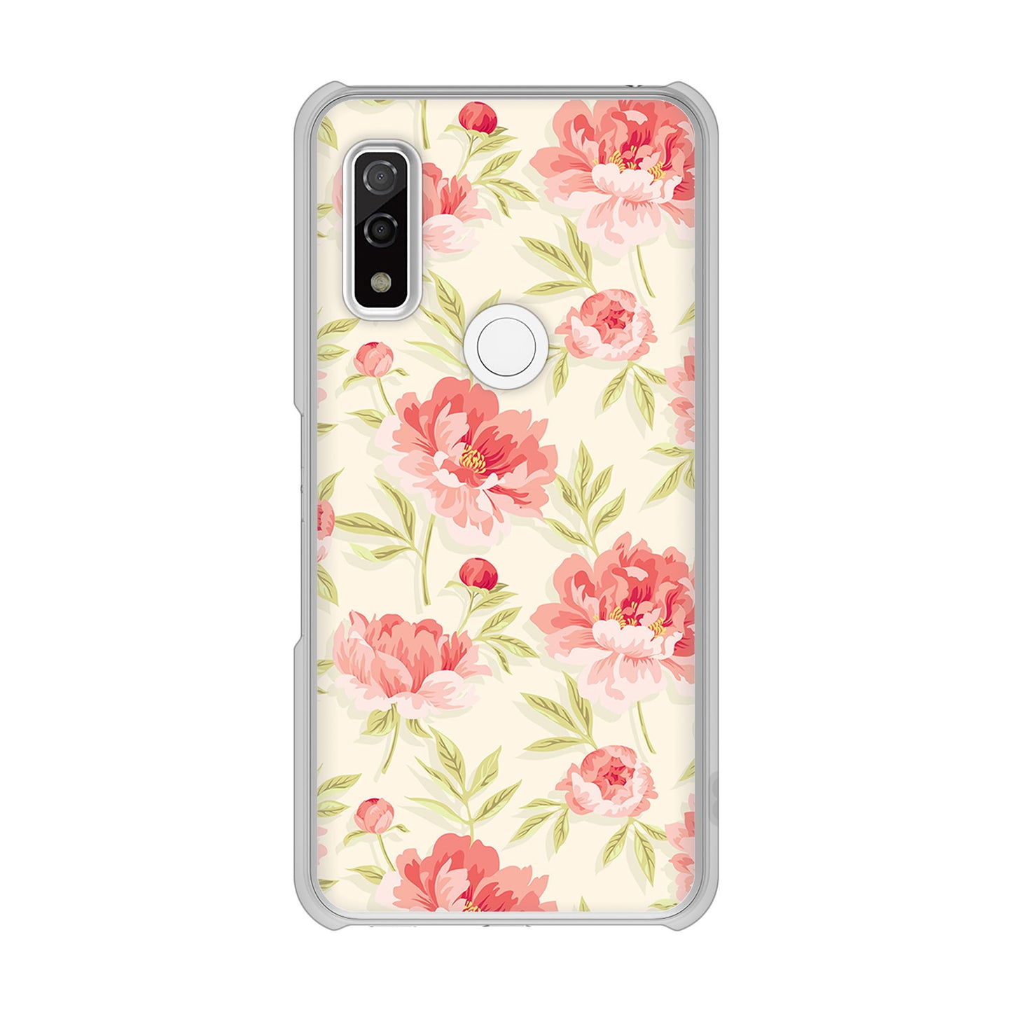 arrows We F-51B docomo 高画質仕上げ 背面印刷 ハードケース 北欧の小花