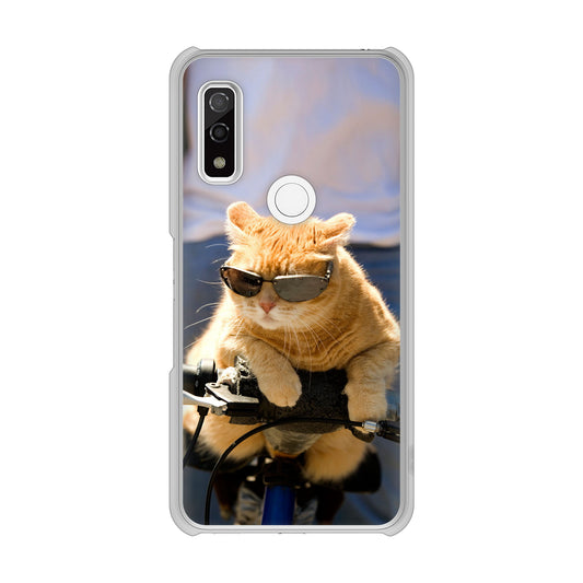 arrows We F-51B docomo 高画質仕上げ 背面印刷 ハードケース 【595 にゃんとサイクル】