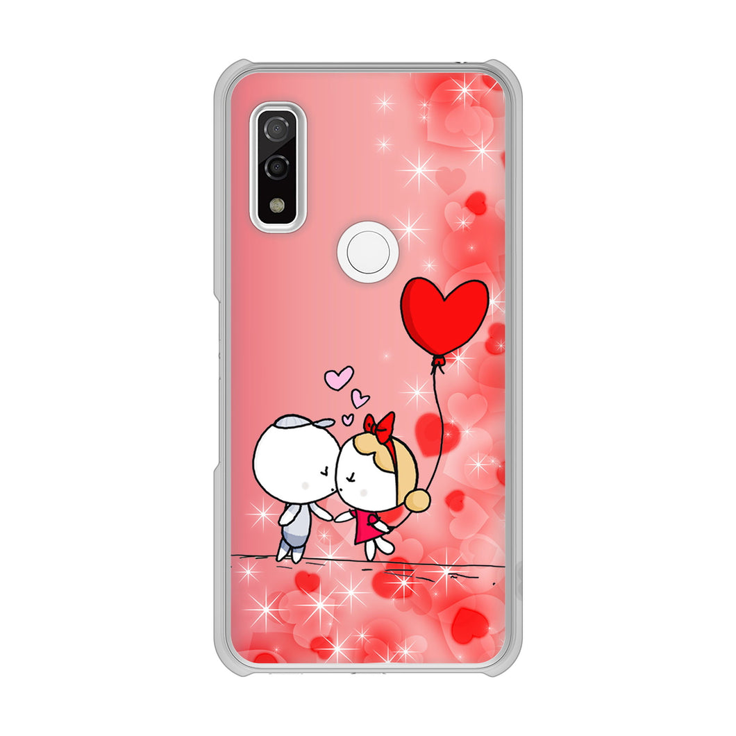 arrows We F-51B docomo 高画質仕上げ 背面印刷 ハードケース カップル