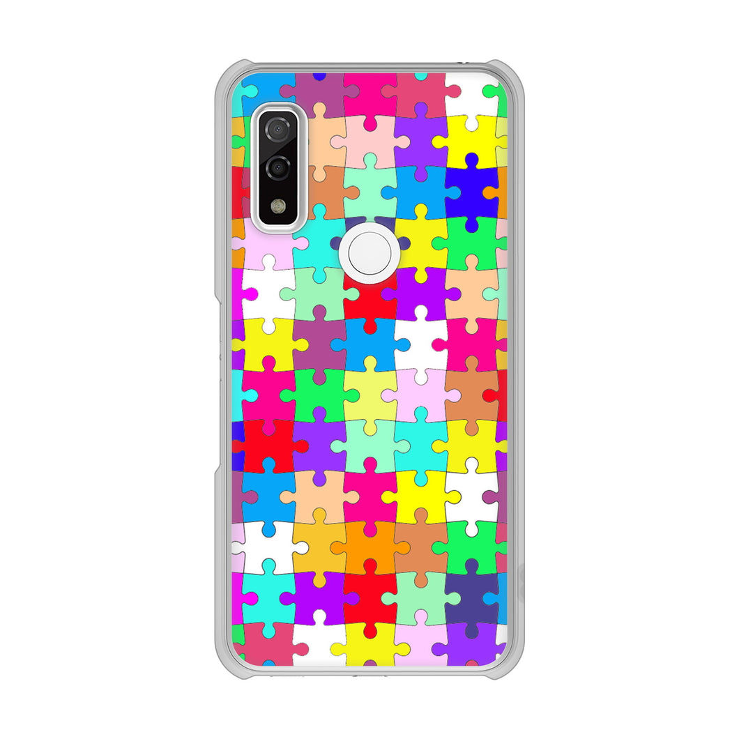 arrows We F-51B docomo 高画質仕上げ 背面印刷 ハードケース 【727 カラフルパズル】