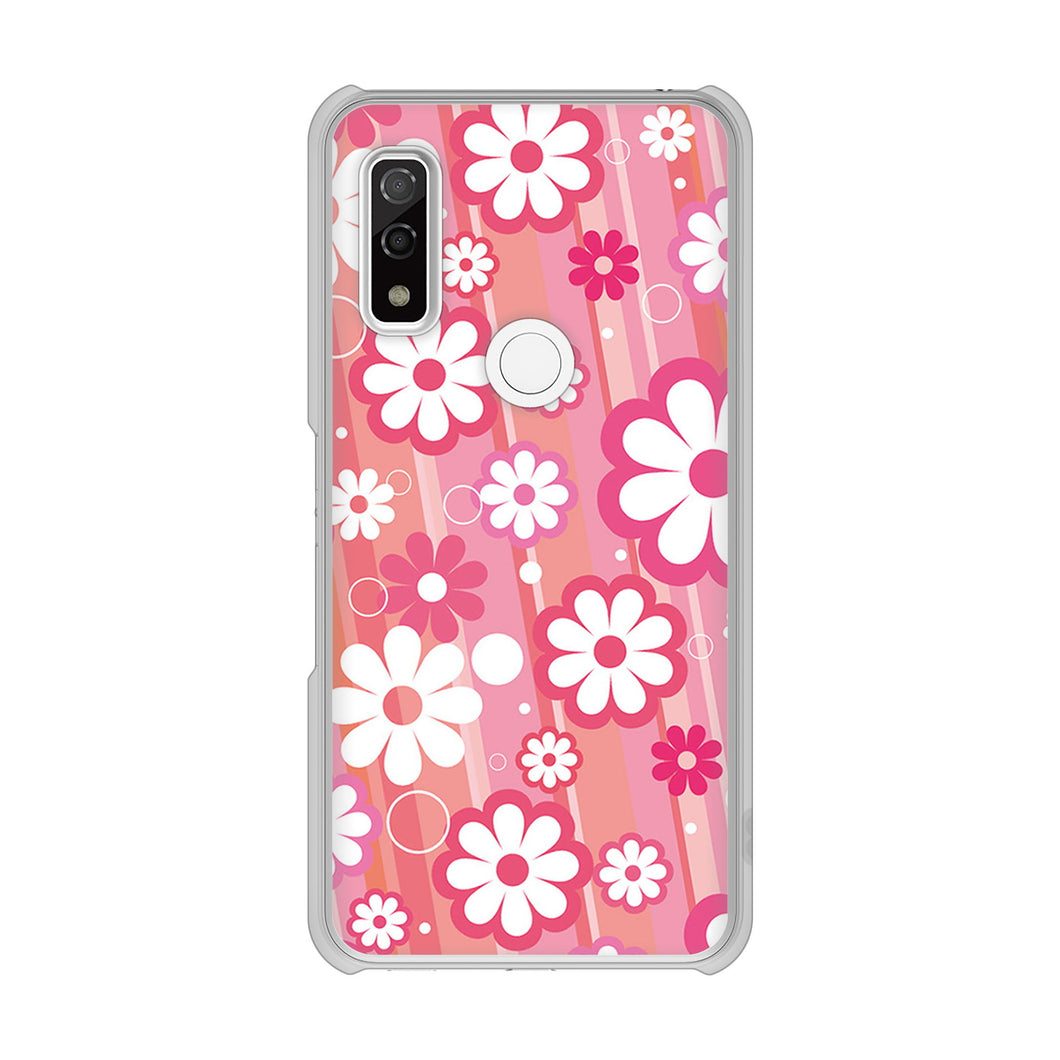 arrows We F-51B docomo 高画質仕上げ 背面印刷 ハードケース 【751 マーガレット(ピンク系)】