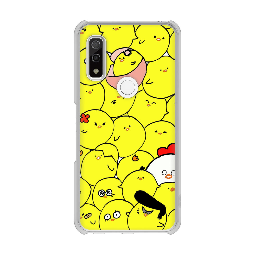 arrows We F-51B docomo 高画質仕上げ 背面印刷 ハードケース 【1031 ピヨピヨ】