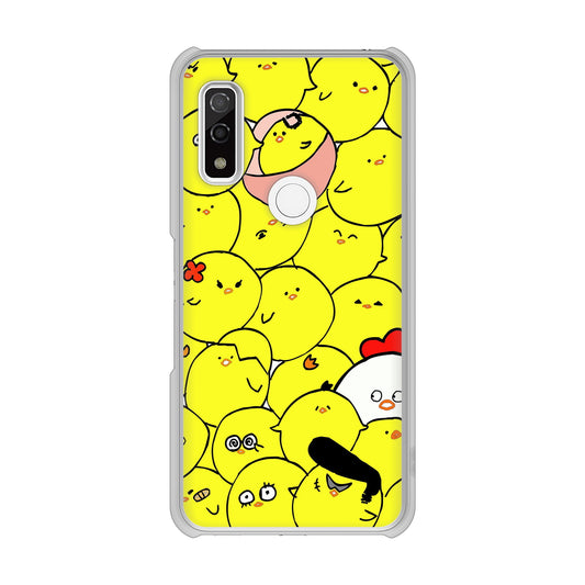 arrows We F-51B docomo 高画質仕上げ 背面印刷 ハードケース 【1031 ピヨピヨ】