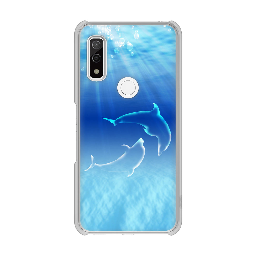 arrows We F-51B docomo 高画質仕上げ 背面印刷 ハードケース 海の守り神