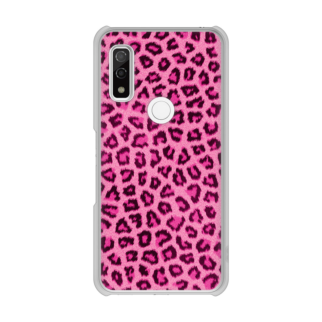 arrows We F-51B docomo 高画質仕上げ 背面印刷 ハードケース ヒョウ柄ベーシックS